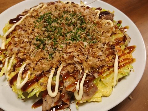 ほぼキャベツ！なお好み焼き【低糖質】